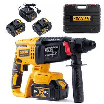 Акумуляторний трирежимний перфоратор DeWalt DCD900B (36V 6Ah) Безщітковий АКБ перфоратор Деволт у кейсі 2562708198 фото