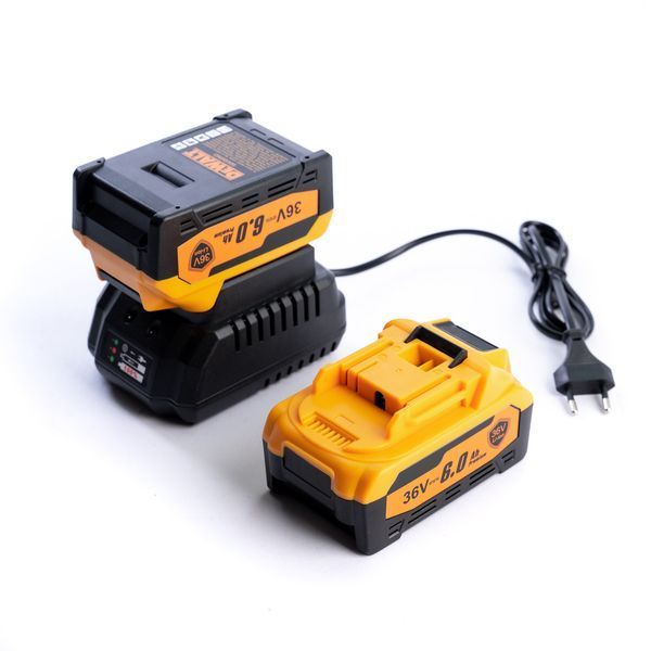 Аккумуляторная цепная пила DeWalt DCM220N (36V 6Ah, шина 30см) Бесщеточная пила Деволт с автоматической смазкой + 2 АКБ 333284 фото