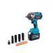 Ударний акумуляторний гайковерт Makita TW1001GZ 1000Hm (48V 9Ah) Гайковерт безщітковий Макіта з набором насадок 77746 фото 5