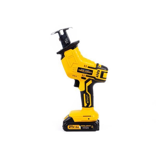 Сабельная пила TigerKraft BN18 PRO (21V, 4Ah) Аккумуляторная бесщеточная ножовка Тайгеркрафт бытовая в кейсе BN18 PRO фото