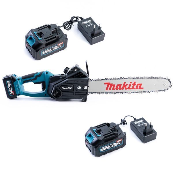 Пила акумуляторна безщіткова Makita DUC360Z | 48V 6Ah 40 см | Металевий редуктор | Автоматичне змащення ланцюга | Для дров 7777 фото