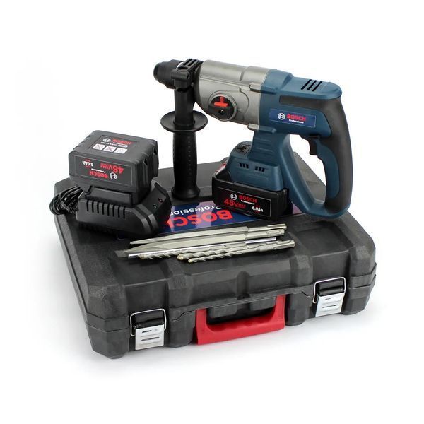 Перфоратор BOSCH GBH 48V-EC Professional аккумуляторный (48V 6Ah) Перфоратор Бош + два АКБ и оснастка в комплекте 1867387289 фото