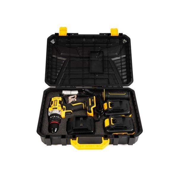 Акумуляторний шуруповерт з ручкою DeWalt DCD1007WW2T (48V, 6Ah) Безщітковий дриль-шуруповерт Деволт 13мм 777115 фото