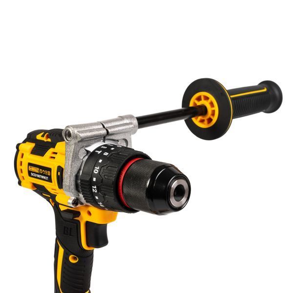 Акумуляторний шуруповерт з ручкою DeWalt DCD1007WW2T (48V, 6Ah) Безщітковий дриль-шуруповерт Деволт 13мм 777115 фото