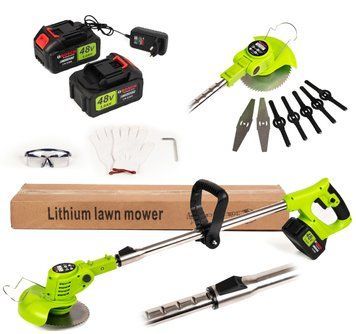 АКБ газонокосарка Bosch EasyGrassCut 48V-150LE (48V, 5Ah) Акумуляторна коса Бош із телескопічною штангою для трави 777116 фото