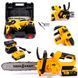 Бесщеточная аккумуляторная пила TigerKraft TG22 PRO (21V 5Ah, шина 30см) Цепная пила Тайгеркрафт с 2 АКБ для дачи TG22 PRO фото 1