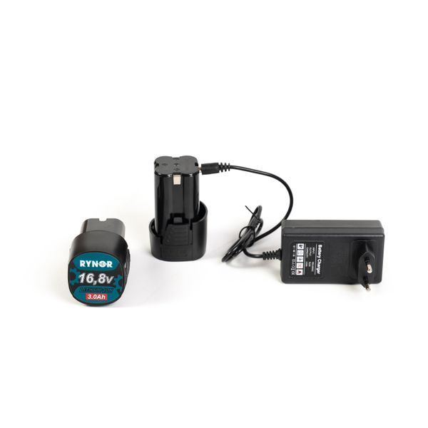 Компактний АКБ шуруповерт Rynor ​​FIX16 PRO (16.8 V, 3Ah) Акумуляторний безщітковий шуруповерт Райнор з патроном 10мм FIX16 PRO фото