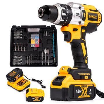 Акумуляторний ударний шуруповерт DeWalt DCD996P3 (48V 6Ah) Шуруповерт Деволт безщітковий з великим набором 2682160674 фото