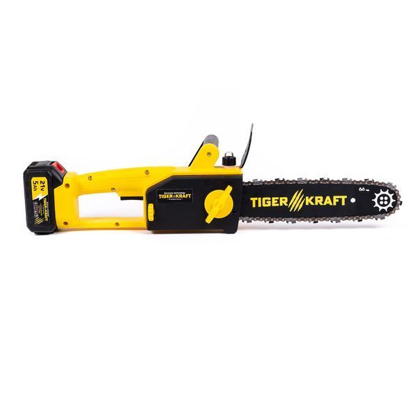 Пила аккумуляторная бесщеточная TigerKraft TG30 PRO (21V 5Ah, шина 30см) Цепная пила Тайгеркрафт с 2 АКБ и кейсом для дачи TG30 PRO фото