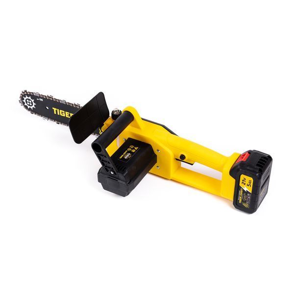 Пила аккумуляторная бесщеточная TigerKraft TG30 PRO (21V 5Ah, шина 30см) Цепная пила Тайгеркрафт с 2 АКБ и кейсом для дачи TG30 PRO фото