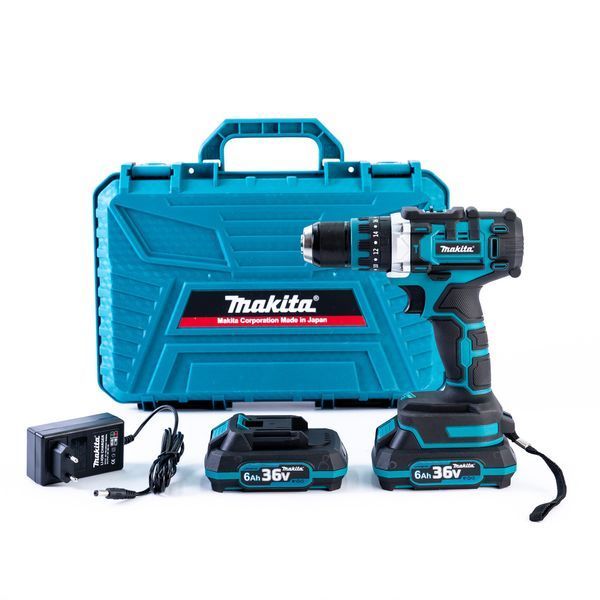 Дриль-шуруповерт акумуляторний Makita DTW486 (36V 6Ah) АКБ ударний шуруповерт Макіта з патроном 10 мм у кейсі 78541 фото