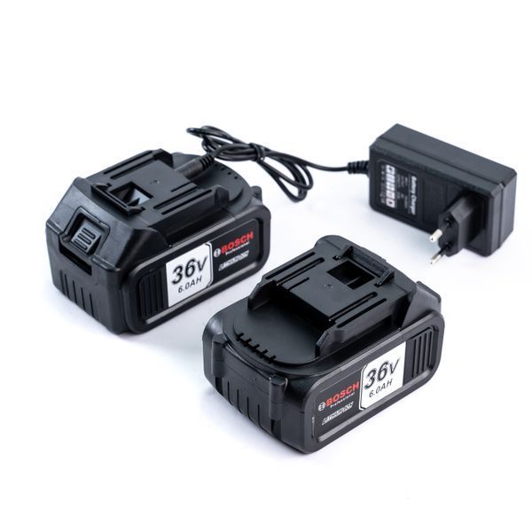 Акумуляторний ударний шуруповерт Bosch GSB186-2li (36V 6Ah) Безщітковий АКБ шуруповерт Бош з насадками в кейсі 77441 фото