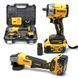 Набір DeWalt 2в1 (Болгарка DCG413 та Гайковерт DCF922) Набір Деволт 2в1 + 2 АКБ по 36V 2443254065 фото 1