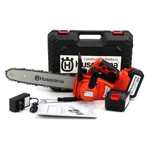 Акумуляторна пила Husqvarna 150iXP KIT (36V 6Ah) Ланцюгова пила Хускварна з 2 АКБ та шиною 30 см у кейсі 1979870508 фото