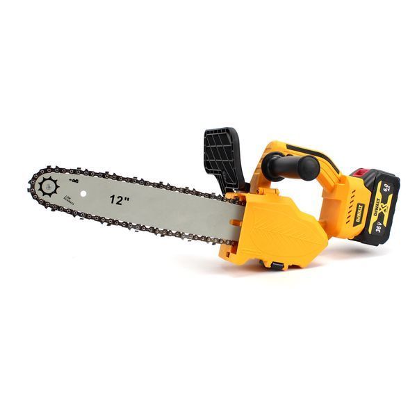 Пила акумуляторна DeWalt DCM122N (36V 6Аh) Ланцюгова пила Деволт 30 см з 2 АКБ для роботи з деревиною 2443254083 фото