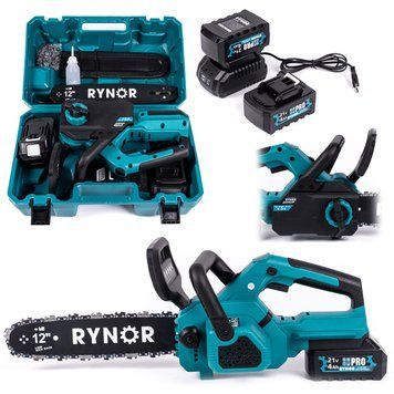 Пила акумуляторна Rynor ​​VS350 PRO (21V, 4Ah) Безщіткова пила Райнор 30 см + 2 АКБ в комплекті VS350 PRO фото