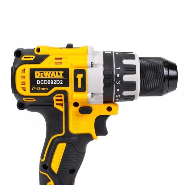 Ударний акумуляторний шуруповерт DeWalt DCD992D2 (48V, 6Ah) АКБ шуруповерт безщітковий Деволт 13 мм + комплект оснастки 77793 фото