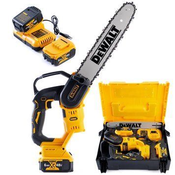 Акумуляторна безщіткова пила DeWalt DCMPS372N (48V 6Ah) Ланцюгова пила Деволт з 2 АКБ та шиною 30 см 06361 фото