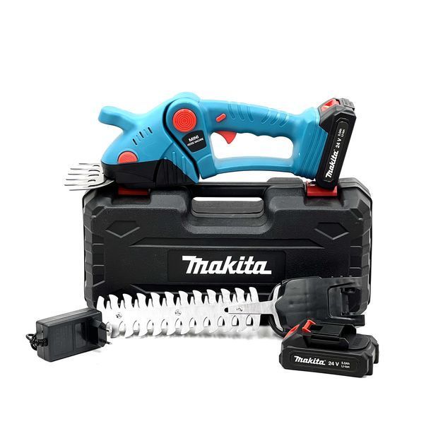 Ножиці акумуляторні Makita DUM200DZ (24V 5Ah) Ножиці-кущоріз Макіта з 2 АКБ для обрізання кущів 2174666933 фото