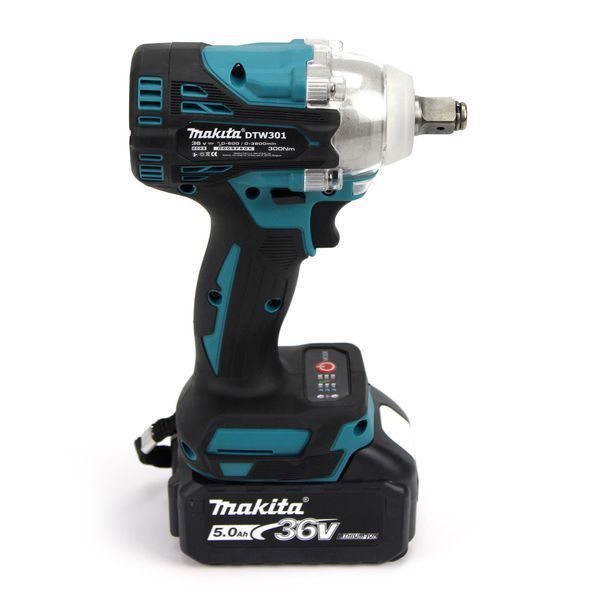 Комплект акумуляторного гайковерта Makita DTW301 | 36V 5Ah | 2 АКБ | Зарядний пристрій | Набір інструментів 1000594 фото
