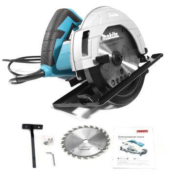 Пила циркулярна Makita 5704R (1200 Вт, 4900 об/хв) Дискова циркулярка Макіта 30 мм 2184073106 фото