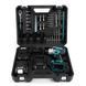 Гайковерт професійний акумуляторний Makita DTW301 | Вага 1.5 кг | Прогумована рукоятка | 2 АКБ по 36V | Набір інструментів 1000594 фото 11