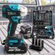 Гайковерт професійний акумуляторний Makita DTW301 | Вага 1.5 кг | Прогумована рукоятка | 2 АКБ по 36V | Набір інструментів 1000594 фото 1
