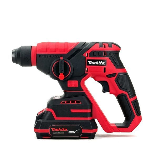 Перфоратор акумуляторний Makita 36V-Li Compact Red (36V 6Ah) Перфоратор Макіта безщітковий з комплектом насадок 2353804917 фото