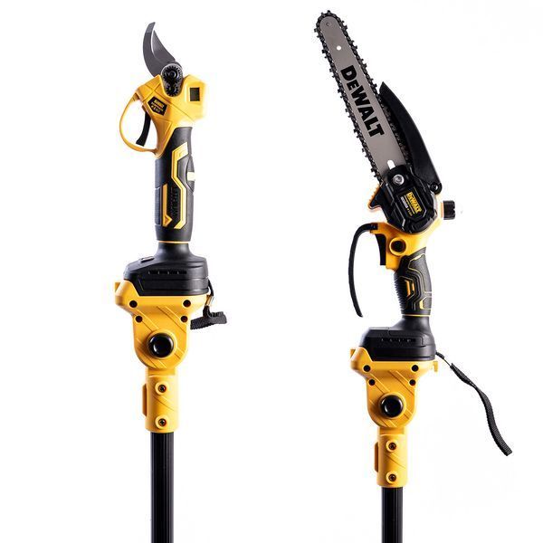 Комплект DeWalt 3в1 (Мини-пила DCMPH525P1 + Секатор DCMPP563N + Штанга 3м телескопическая) АКБ высоторез Макита 36V 77712 фото