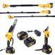 Комплект DeWalt 3в1 (Мини-пила DCMPH525P1 + Секатор DCMPP563N + Штанга 3м телескопическая) АКБ высоторез Макита 36V 77712 фото 2