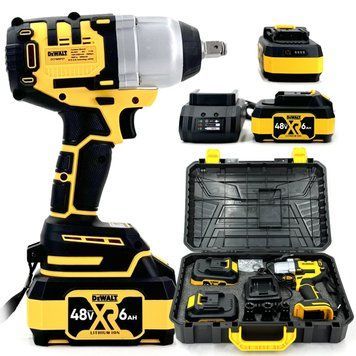 Акумуляторний ударний гайковерт DeWalt DCF900P2T (48V 6Ah) АКБ безщітковий гайковерт Деволт 2443254143 фото