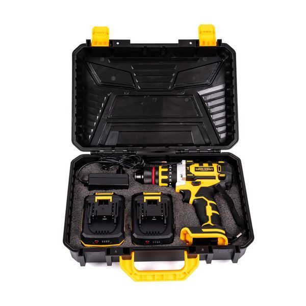 Безщітковий акумуляторний шуруповерт TigerKraft GX13 PRO (21V 5 Ah) Ударний шуруповерт Тайгеркрафт патрон 13мм + 2АКБ GX13 PRO фото