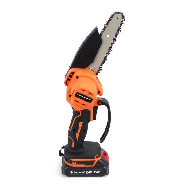 Гілкоріз акумуляторний Husqvarna 65iXP KIT (24V 5Аh) Міні-пила Хускварна з шиною 15 см і 2 АКБ у кейсі 2184073137 фото