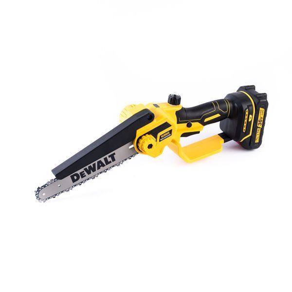 Аккумуляторная цепная пила DeWalt DCMPS505P2 (36V 5Аh) Бесщеточная садовая пила Деволт с двумя АКБ и шиной 20 см 7778 фото