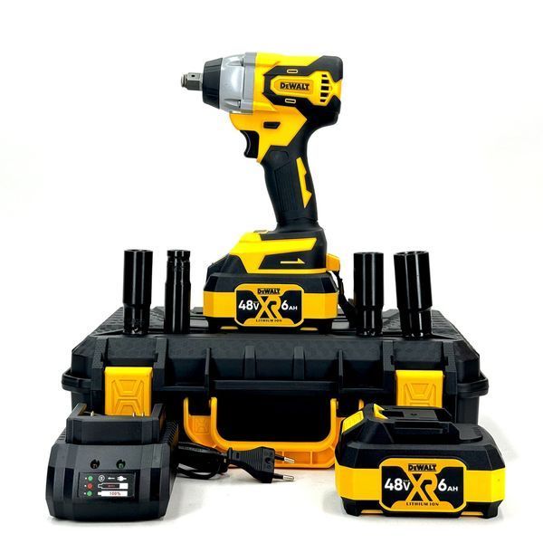 Ударный гайковерт DeWalt DCF895P2T аккумуляторный (48V 6Ah) Бесщеточный гайковерт Деволт 500 Нм с подсветкой 2443254147 фото