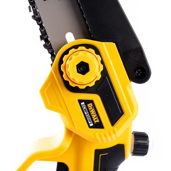 Аккумуляторная цепная пила DeWalt DCMPS505P2 (36V 5Аh) Бесщеточная садовая пила Деволт с двумя АКБ и шиной 20 см 7778 фото