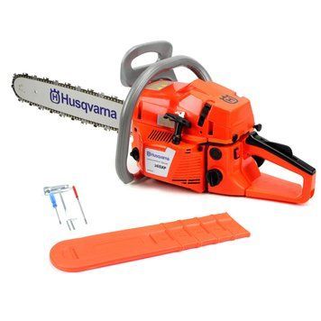 Ланцюгова бензопила Husqvarna 365 ХР (3.5 кВт) Бензинова пила Хускварна з шиною 45 см для заготівлі дров 2184073148 фото