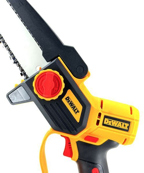 Акумуляторна безщіткова пилка DeWalt DCMPS520P1 (36V 5Ah шина 20см) АКБ міні-пила Деволт для обрізання гілок 35412 фото