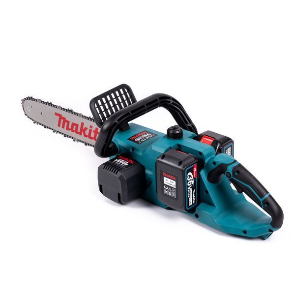 Акумуляторна безщіткова пила Makita DUC353Z (36V 6Ah шина 40см) Ланцюгова пила Макіта з двома АКБ для заготівлі дров 77771 фото