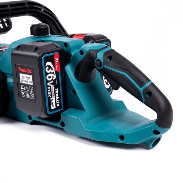 Акумуляторна безщіткова пила Makita DUC353Z (36V 6Ah шина 40см) Ланцюгова пила Макіта з двома АКБ для заготівлі дров 77771 фото
