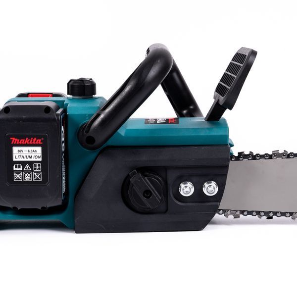 Акумуляторна безщіткова пила Makita DUC353Z (36V 6Ah шина 40см) Ланцюгова пила Макіта з двома АКБ для заготівлі дров 77771 фото