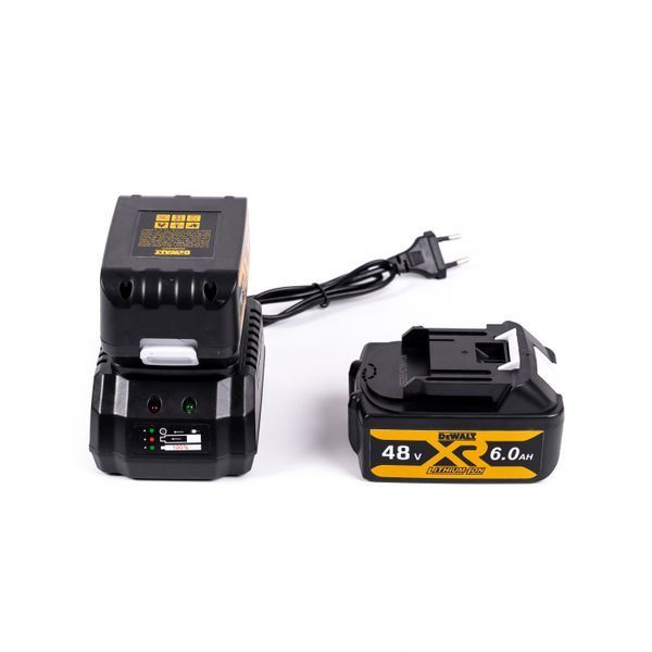 Акумуляторний набір DeWalt 5в1 (Гайковерт + Шуруповерт + Перфоратор + УШМ + Циркулярка) АКБ набір Деволт 5в1 безщітковий 48V 77773 фото