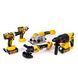 Акумуляторний набір DeWalt 5в1 (Гайковерт + Шуруповерт + Перфоратор + УШМ + Циркулярка) АКБ набір Деволт 5в1 безщітковий 48V 77773 фото 2