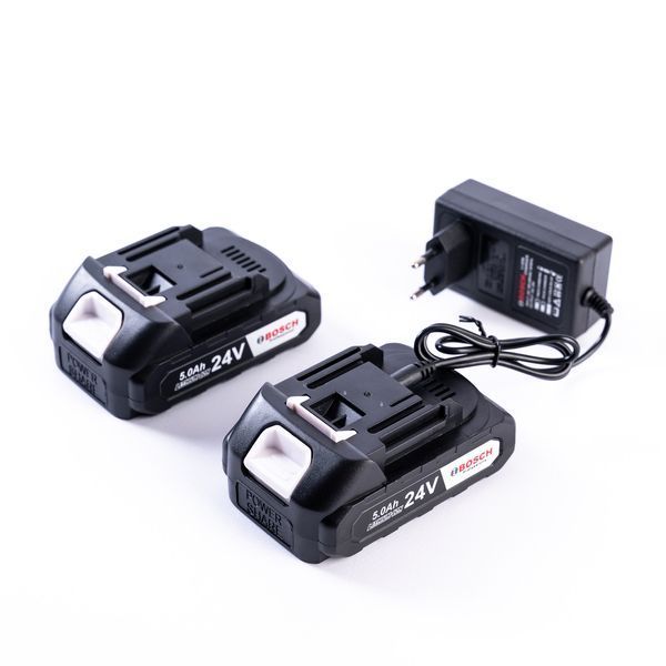 Ударний акумуляторний шуруповерт Bosch GSR-120li PRO (24V 5Ah) Дриль-шуруповерт Бош безщітковий з патроном 13мм + 2 АКБ 95412 фото
