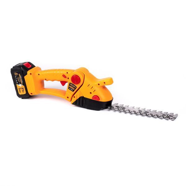 Ножиці акумуляторні TigerKraft GG21 PRO (21V, 5Ah) Ножиці-кущоріз Тайгеркрафт з 2 АКБ для догляду за садом GG 21 PRO фото