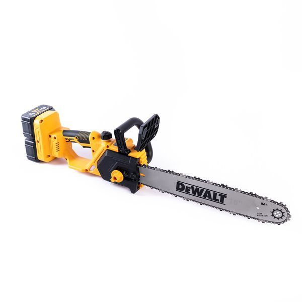 Безщіткова акумуляторна пилка DeWalt DCM570N (48V 6Ah 40см) Потужна ланцюгова АКБ пила Деволт для розпилювання бруса 7775 фото
