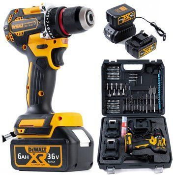 Шуруповерт акумуляторний DeWalt DCD800NT (36V 6Ah) Безщітковий дриль-шуруповерт Деволт з комплектом + 2 АКБ 545623 фото