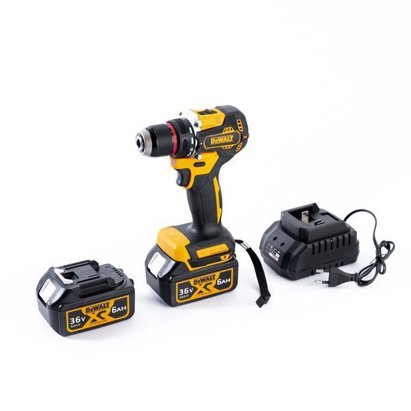 Шуруповерт акумуляторний DeWalt DCD800NT (36V 6Ah) Безщітковий дриль-шуруповерт Деволт з комплектом + 2 АКБ 545623 фото