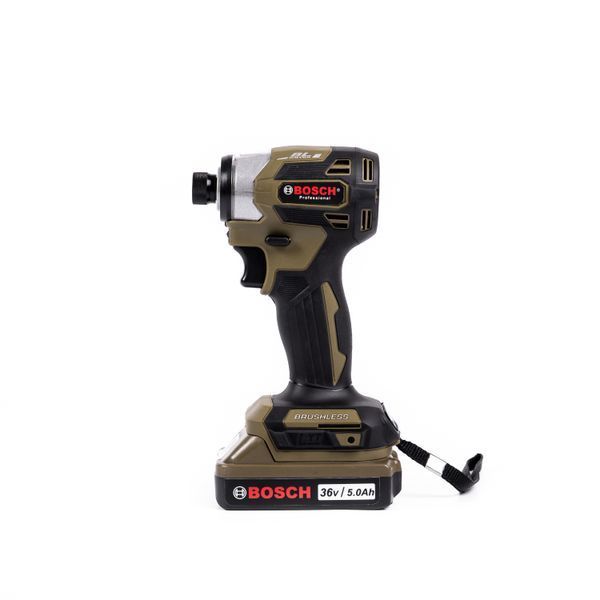 Гвинтоверт акумуляторний Bosch GDR36V-200C (36V 5Ah) Гвинтоверт безщітковий Бош + 2 АКБ та 4 швидкості 77778 фото