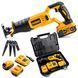Ножовка аккумуляторная DeWalt DCS385N (48V 6Ah) Сабельная АКБ пила Деволт с подсветкой и индикатором заряда 35551 фото 1